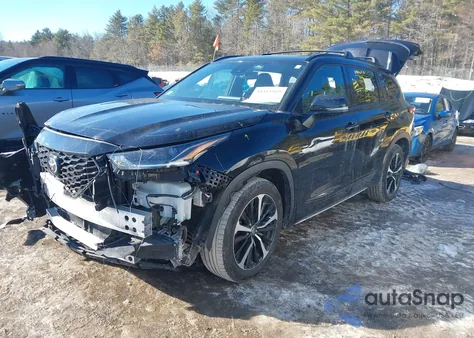 2021 Toyota Highlander Xse из США, поврежденный, VIN 5TDJZRBH0MS098046